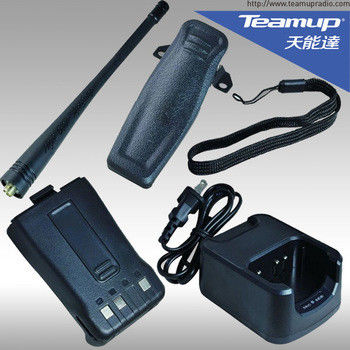 Most powerful T550 VHF/UHF walkie talkie with 4W output power and 16 storage channels