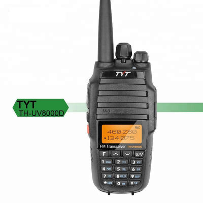 10W Dual Band FM SDR Radio TYT 8000D DMR UV-8000D for 5-10km Talk Range Walkie Talkie