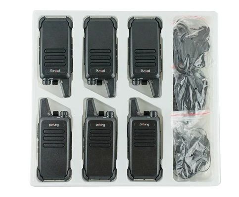 Long Range Communication Made Easy with 2W VHF Walkie Talkie and Six Way Charger