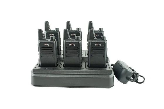 Long Range Communication Made Easy with 2W VHF Walkie Talkie and Six Way Charger