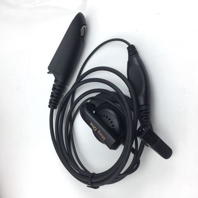 Walkie Talkie Wired Headphone in Black and Compatible with Motorola GP328 GP340 GP380