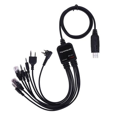 8 in 1 Walkie Talkie USB Programming Cable for Motorola Baofeng HYT VX GMRS Output Power