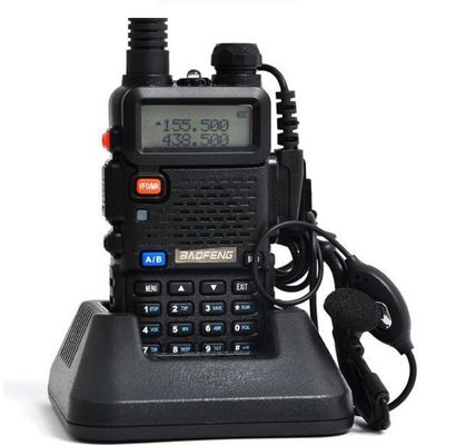 Drop Shipping 3-5km Portable Baofeng UV5R UV 5R UV-5R UV5R Handheld Walkie Talkie