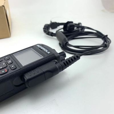 Motorola MTP3150 3250 6750 Heavy Duty Throat Microphone with Acoustic Tube Headphone