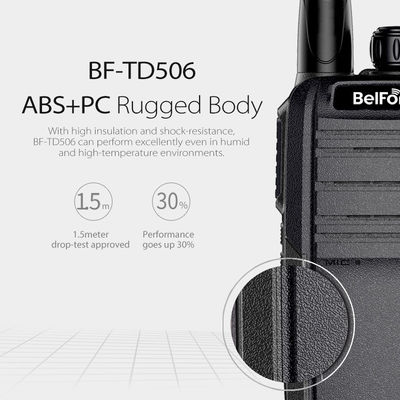 Belfone DMO Pseudo Trunk VHF/UHF Walkie Talkie BF-TD506 128 Storage Channel and Dual Modes
