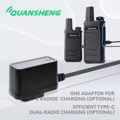 1-3km Talk Range QuanSheng TG-A1 Wireless Long Range Transmitter Professional Black Handheld Walkie Talkie