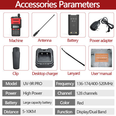 Digital Mobile Radio Walkie Talkie Baofeng BF UV 9R UV9R PRO IP68 Waterproof Transceiver