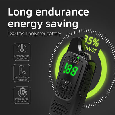 Handheld Terminal Style Two Way Radio KSUN V6 Hidden Display UHF Wireless Portable PTT