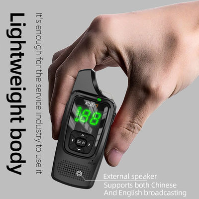 Handheld Terminal Style Two Way Radio KSUN V6 Hidden Display UHF Wireless Portable PTT