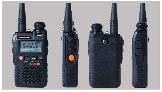 UV-3R Long Range Dual Band UHF VHF Handy Two Way Radio with Lcd display Walkie Talkie