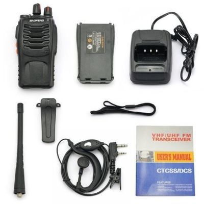 Original Baofeng BF 888S Walkie Talkie Frequency Range 400-470Hz With Charging Holder