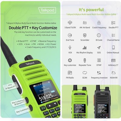 Color Display Multi-Function A36plus Transceiver for Adults Long Range Receive