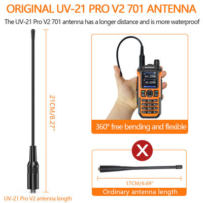Long Range Baofeng UV-21 Pro Walkie Talkie with 999 CHS Intercom and Dual Band Frequency