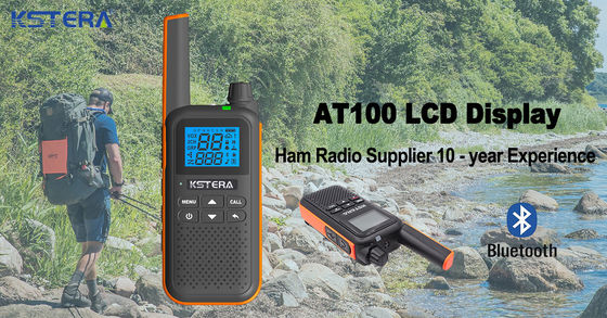 CE Approved KST AT100 Waterproof Walkie Talkie with Blue tooth Earpiece for T82 T80 T62