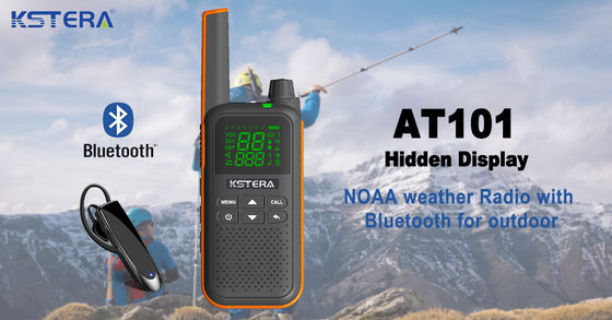 CE Approved KST AT100 Waterproof Walkie Talkie with Blue tooth Earpiece for T82 T80 T62