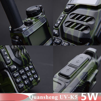 5W Quansheng UV-K5 Walkie Talkie Two Way Radio with USB-C Charger VHF UHF Frequency Type