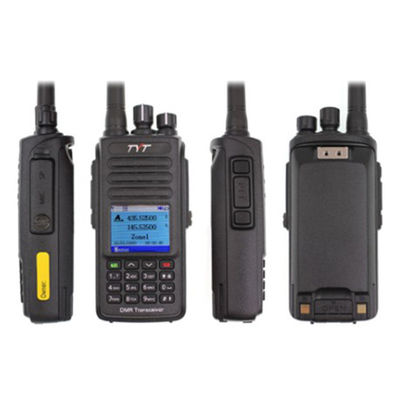 DMR Dual Band IP67 Waterproof GPS Optional 100000 Contacts 131mm*61mm*36mm Digital Radio