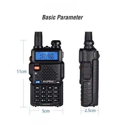 5 Colors Vhf Walkie Talkie Dual Band Digital Baofeng Uv-5r Two Way Radio for Ham Radio