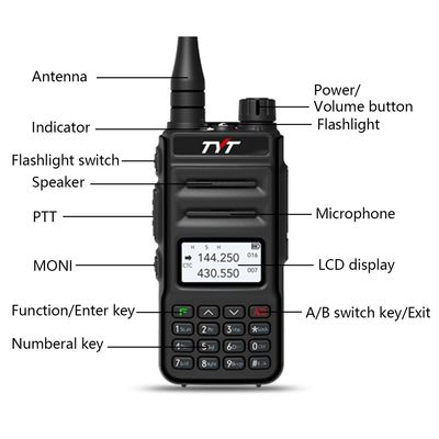 TYT TH-UV88 VHF 136-174MHz UHF 400-480MHz Walkie Talkie 5W Scrambler VOX FM Transceiver