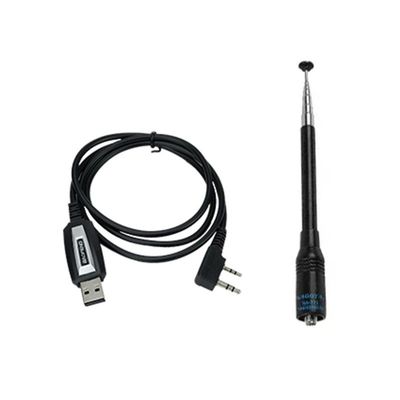 130 x 58 x 35mm Black Baofeng Bf-UV2plus IP68 LED Flashlight UV Dual Band Walkie Talkie