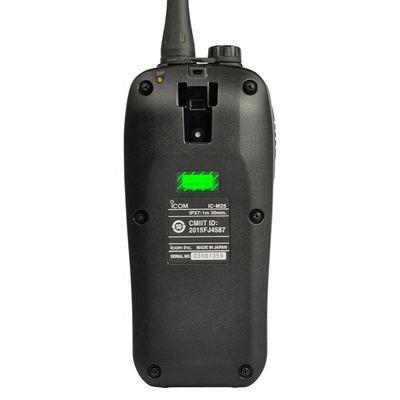 Marine IC-M25 Handheld Intercom Walkie Talkie 5W 128 / 16 Channels Waterproof Portable Black in 2024