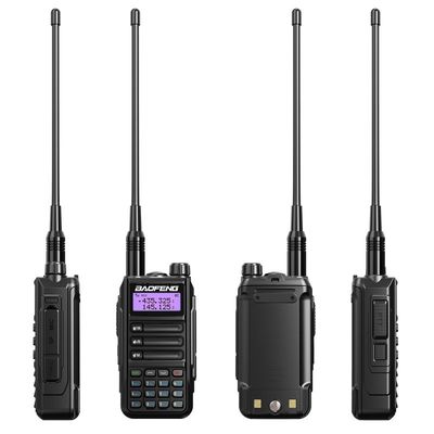 2024 BaoFeng UV-16 PRO High Power TYPE-C Walkie Talkie with Black Color and 5W Output