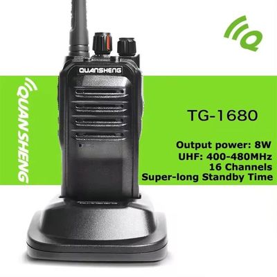 Quansheng Tg-1680 PC Programmable Power Adjust Walkie Talkie Products For 295g Weight