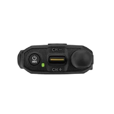 128 Storage Channels Black Walkie-Talkie with High Signal Strength and Strong Signal
