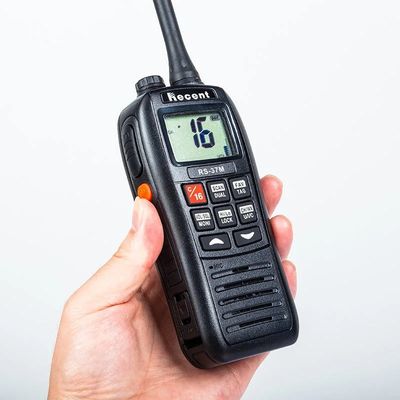 Recent RS-37m IP67 Waterproof 5W VHF 2 Way Long Range Walkie Talkie Marine Radio