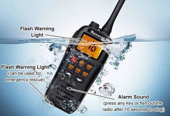 Recent RS-37m IP67 Waterproof 5W VHF 2 Way Long Range Walkie Talkie Marine Radio