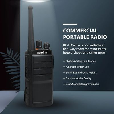 216g Straight Bf-TD520 DMR Radio Walkie-Talkie At Affordable With 128 Storage Channels