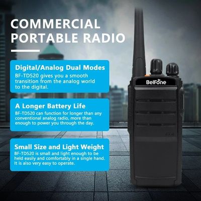 216g Straight Bf-TD520 DMR Radio Walkie-Talkie At Affordable With 128 Storage Channels