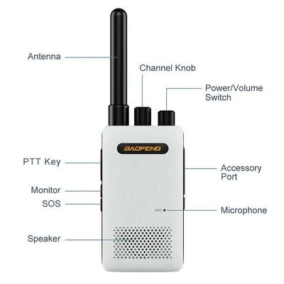Ham walkie talkie Baofeng Bf-358 Mini Dual Band Mobile Handheld UHF Rechargeable Kids Walkie Talkies In 2024