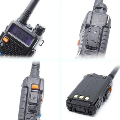 206g Baofeng UV5r Dual Frequency VHF UHF Professional Walkie-Talkie for Security Teams