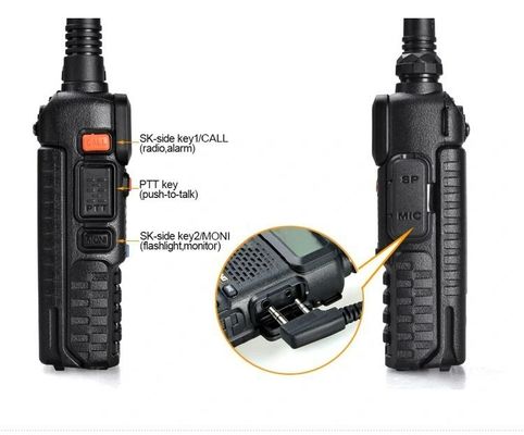 206g Baofeng UV5r Dual Frequency VHF UHF Professional Walkie-Talkie for Security Teams