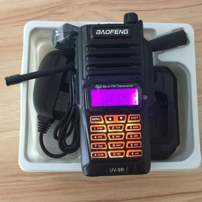 VHF UHF Ham Walkie Talkie Ships High Power Output Long Range Radio Communicator UV-9r