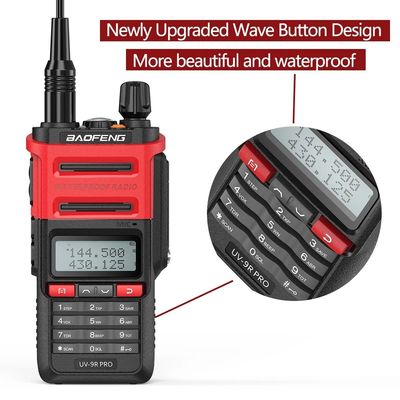 128 Channels Baofeng UV-9r PRO IP68 Walkie Talkie for Long Range Communication in 2024