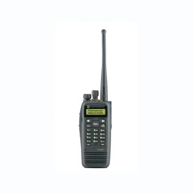 UHF/VHF Handheld Walkie-Talkie Digital Radio with Operating Voltage 7.4V in Black