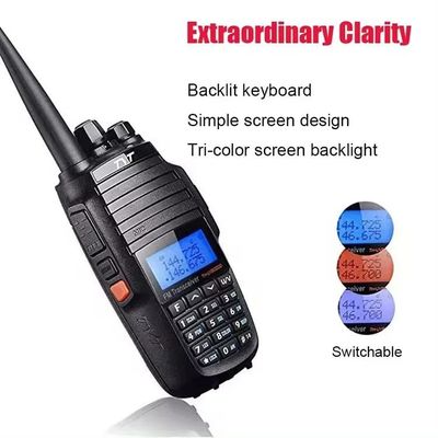 TH-UV8000e Ham Walkie Talkie with 10 Km Long Distance and VHF 136-174 Frequency Range
