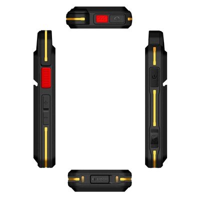 Black Uniwa F101 4 Inch Touch Screen Zello IP65 Waterproof Poc Radio 4G Android Walkie Talkie with NFC and Sos Button In 2024