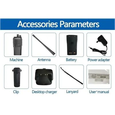 138*61*38MM Baofeng Bf-1909 10W UHF Ham Radio Intercom Transceiver Type C Walkie Talkie