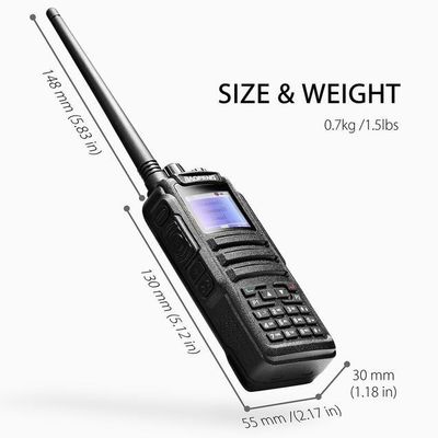 Baofeng DM-1701 5W Dual Band DMR Radio Vhf Mobile Radio with 128CH Storage Channel