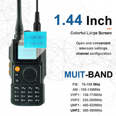 Baofeng UV-K6 Handheld Two Way Radio with 999 Channels and Full Band Frequency Range