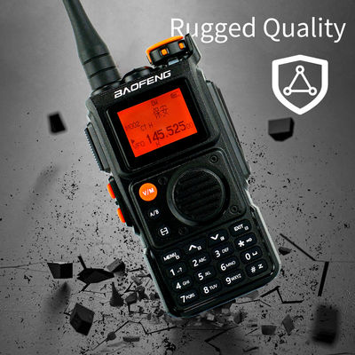 Baofeng UV-K6 Handheld Two Way Radio with 999 Channels and Full Band Frequency Range