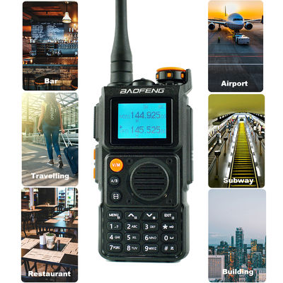 Baofeng UV-K6 Handheld Two Way Radio with 999 Channels and Full Band Frequency Range