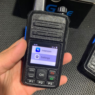 Handheld 4G Walkie Talkie with GPS WCDMA SIM Card WiFi Bluetooth and Zello Wireless