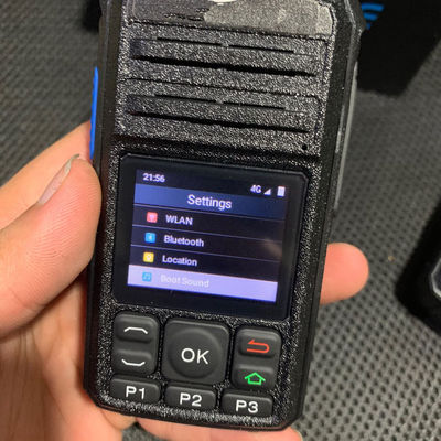 Handheld 4G Walkie Talkie with GPS WCDMA SIM Card WiFi Bluetooth and Zello Wireless