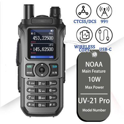 Long Range UV-21 Pro V2 Dual Band Walkie Talkie with High Capacity 2600MAH Battery