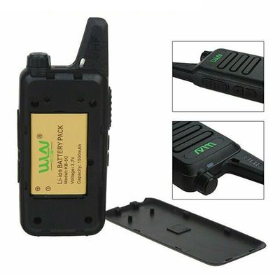 3W WLN KDC1 UHF400-470MHz KD-C1 Mini Walkie Talkie Radio with 1500mAh Battery Capacity