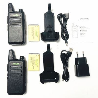 3W WLN KDC1 UHF400-470MHz KD-C1 Mini Walkie Talkie Radio with 1500mAh Battery Capacity
